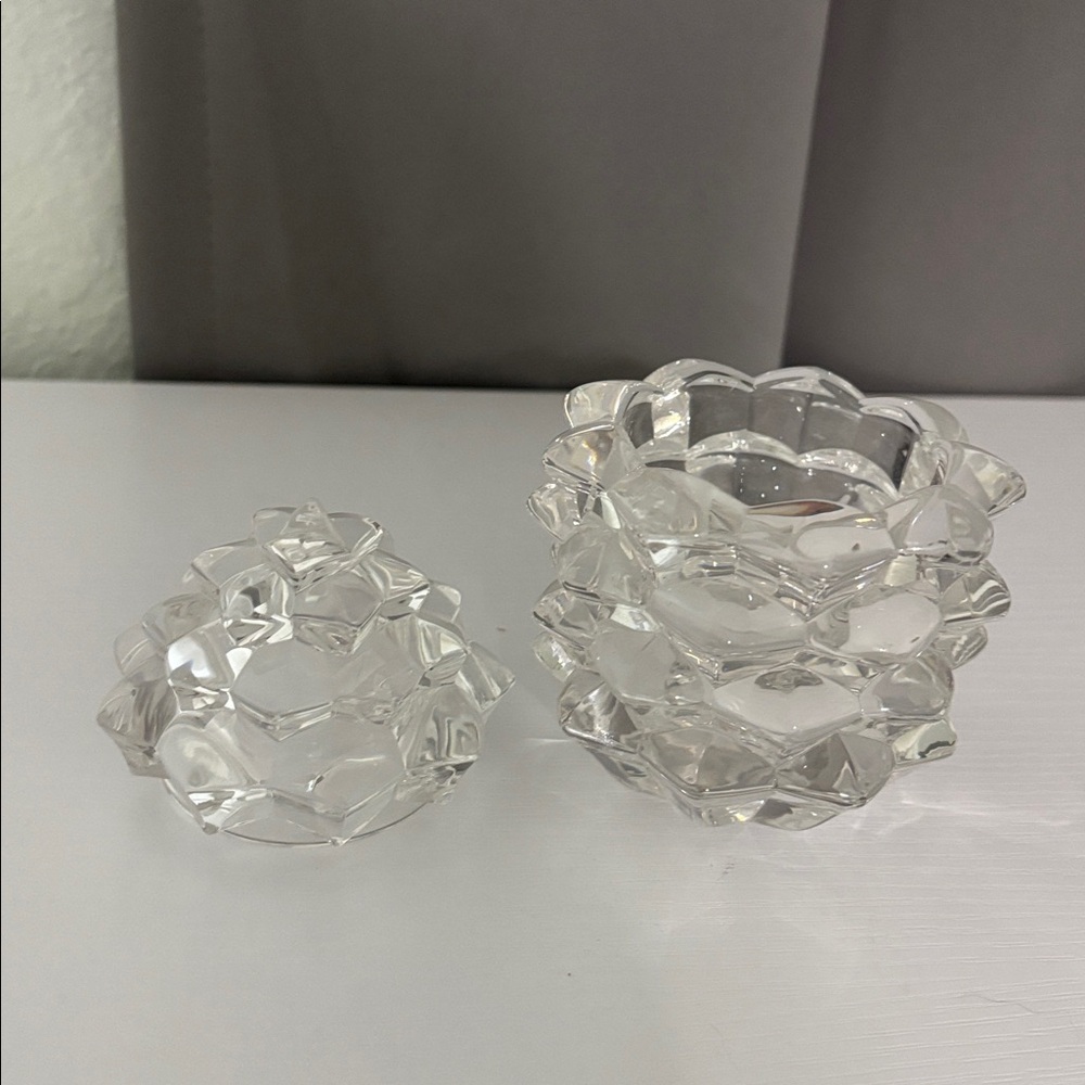 Tiffany & Co Crystal Pine Cone Trinket Box - Picture 3 of 6